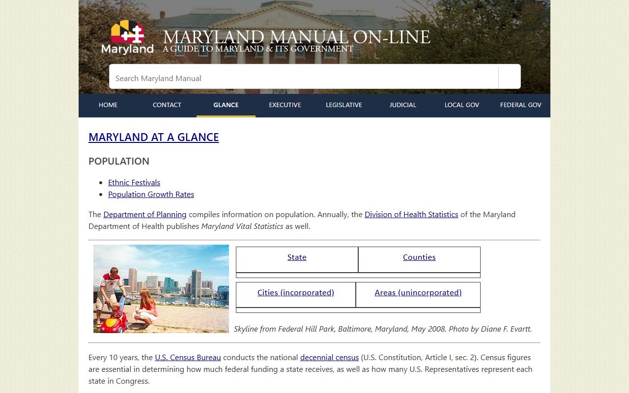 St. Mary's County Circuit Court records Maryland county population table